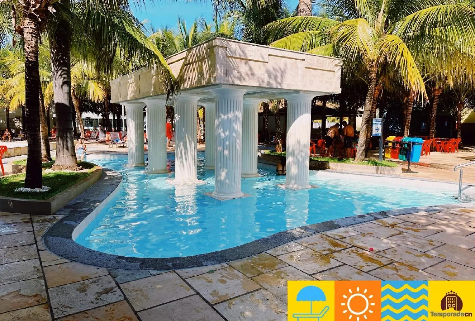 Aparthotel Lacqua Diroma-1 2 3 4 5 Temporada Cn Adriele Caldas Novas Brasilien